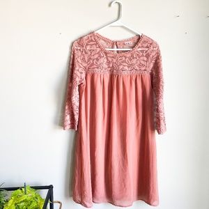 Lace Pink Dress